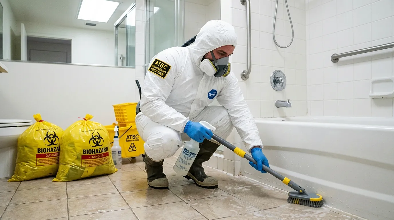 Decontamination equipment deployed for Blood Cleanup in New Philadelphia